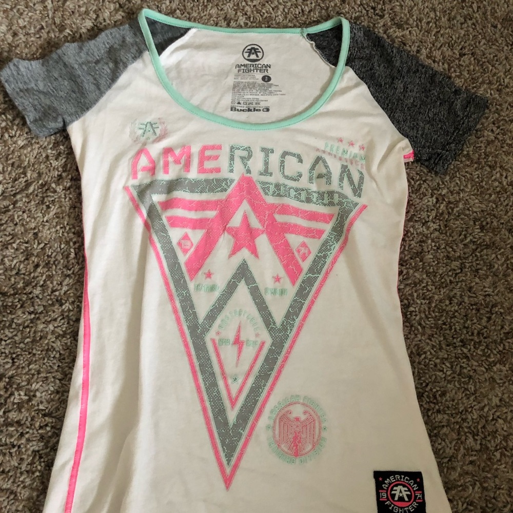 American Fighter Girl Tee